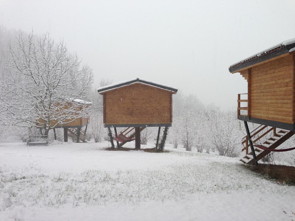 Ecolodge Langhe Cherasco Bagian luar foto