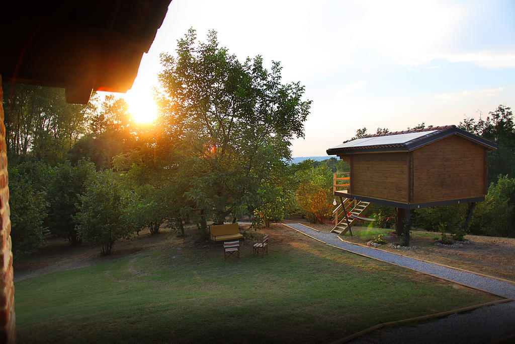 Ecolodge Langhe Cherasco Bagian luar foto